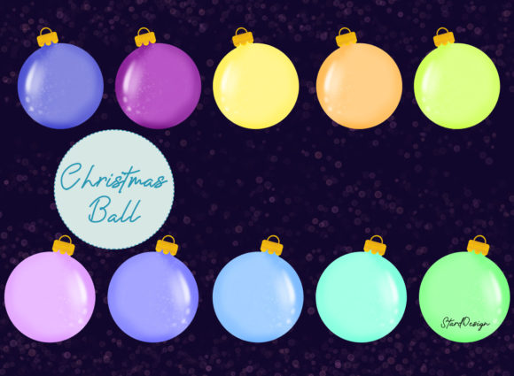Christmas Ball Clipart for Branding and Marketing