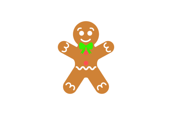 Christmas Gingerbread Man Vector-164 Illustrations for Seasonal Content