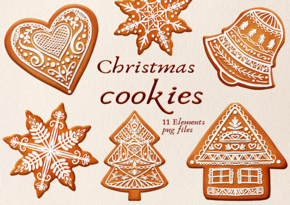 Christmas Royal Cookies Cozy Clipart Review