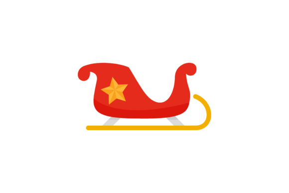 Christmas Sleigh Vector-207 Illustrations for Handmade Creations