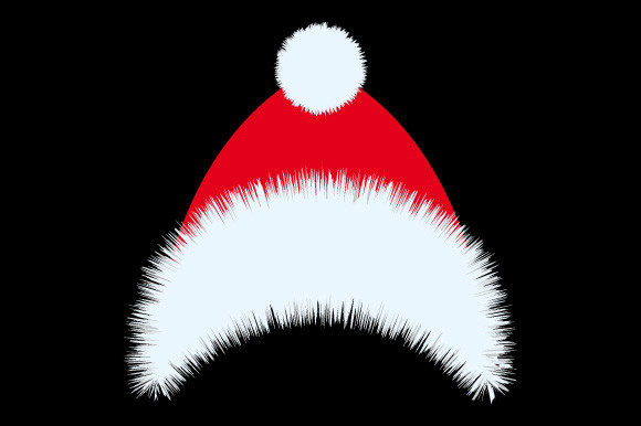 Santa Hat Christmas Weihnachten Vector Illustration