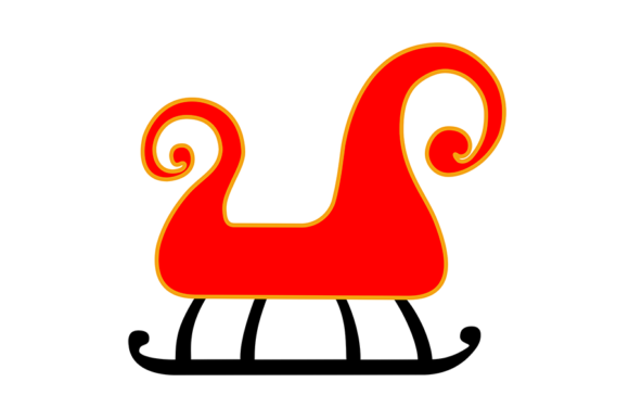 Sleigh in Christmas Theme Illustration Review