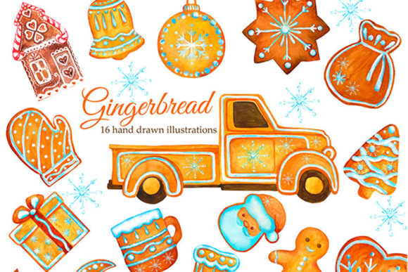 Watercolor Christmas Gingerbread Embroidery Review